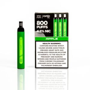 سحبة جي دي اي روميو اكس ال تفاح 4.5 نيكوتين 800 بف