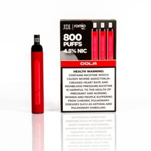 سحبة جي دي اي روميو اكس ال كولا 4.5 نيكوتين 800 بف
