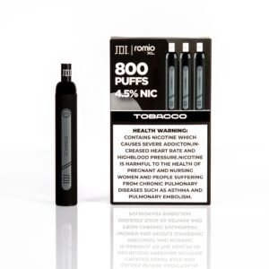 سحبة جي دي اي روميو اكس ال توباكو 4.5 نيكوتين 800 بف