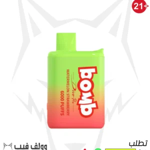سحبة بومب 6000 بف وتيرميلون ستروبيري 20 نيكوتين