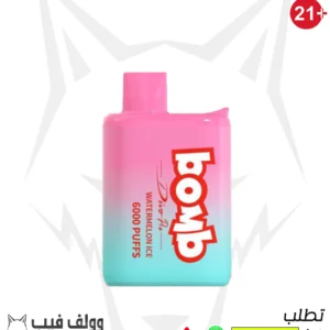 سحبة بومب 6000 بف ويترميلون ايس 20 نيكوتين