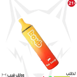 سحبة بومب ديفو 4000 بف ريد انرجي50 نيكوتين