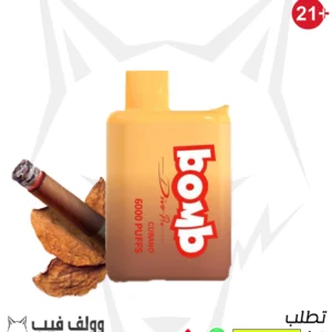 سحبة بومب ديفو كبانو 6000 بف 50 نيكوتين