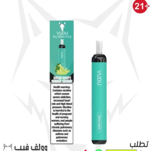 سحبة فودو فلتر جرين جريب ايس 2500 بف 50 نيكوتين