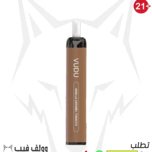 سحبة فودو فلتر فانليا كرميل تباكو 2500 بف 50 نيكوتين