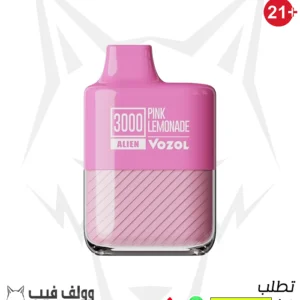 سحبة فوزول بار بينك ليموندا 3000 بف 50 نيكوتين