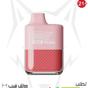 سحبة فوزول بار ستروبيري كيوي 3000 بف 50 نيكوتين