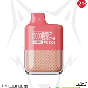 فوزول ستروبيري سموزي  3000 بف 50 نيكوتين