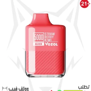 سحبة فوزول ستروبيري كيوي 5000 بف 50 نيكوتين