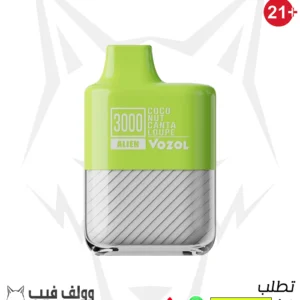 سحبة فوزول كوكونت كانتلوب 3000 بف 50 نيكوتين