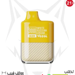سحبة فوزول وايت روسين كريم 3000 بف 50 نيكوتين