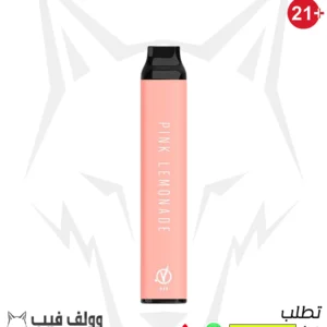 في بار بينك ليموناده 20 نيكوتين 3000 سحبة