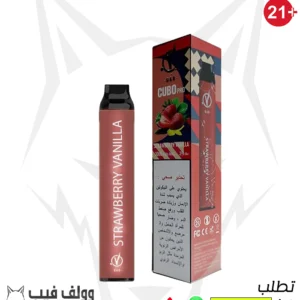 في بار ستروبيري فانيليا 50 نيكوتين 3000 سحبة