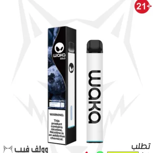 واكا سولو بلوبيري 18 نيكوتين 1800 مزة