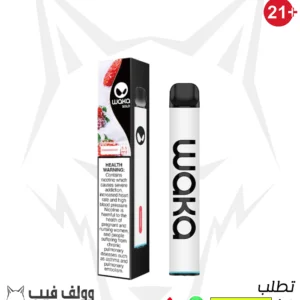 واكا سولو فراولة 18 نيكوتين 1800 بف