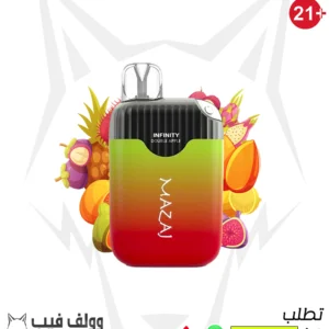 mazaj double apple 4500 puffs 50mg