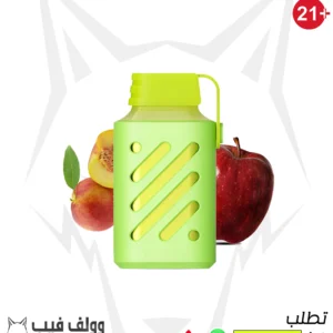 سحبة فوزول جير تفاح خوخ 600 سحبة 20 نيكوتين