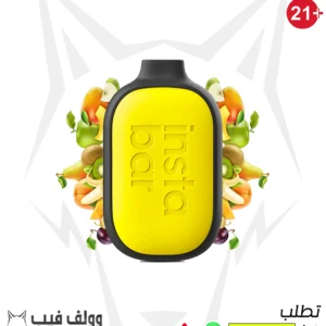 سحبة انستا بار ماكس ليمون منت 7500 سحبة 2 ملغ