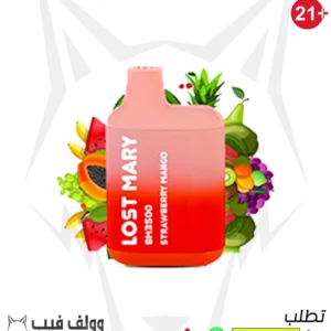 lost mary strawberry mango bm3500 puffs 2mg