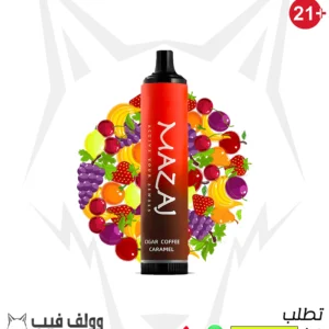 mazaj cigar coffee caramel 5000 puffs 50mg