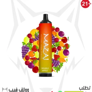 mazaj double apple 5000 puffs 50mg