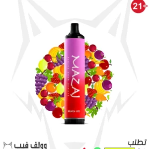 mazaj peach ice 5000 puffs 50mg