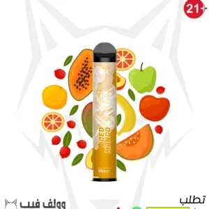 سحبة فوزول مانجو نعناع 2200 سحبة 20 نيكوتين