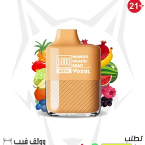 vozol mango peach mint 5000 puffs 20mg