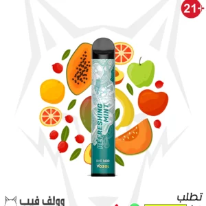 سحبة فوزول نعناع منعش 1600 سحبة 20 نيكوتين