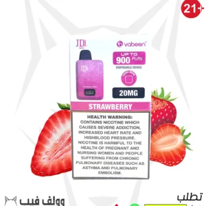 JDI Vabeen mini strawberry 20mg 900 puffs