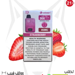 JDI Vabeen mini strawberry 45mg 900 puffs