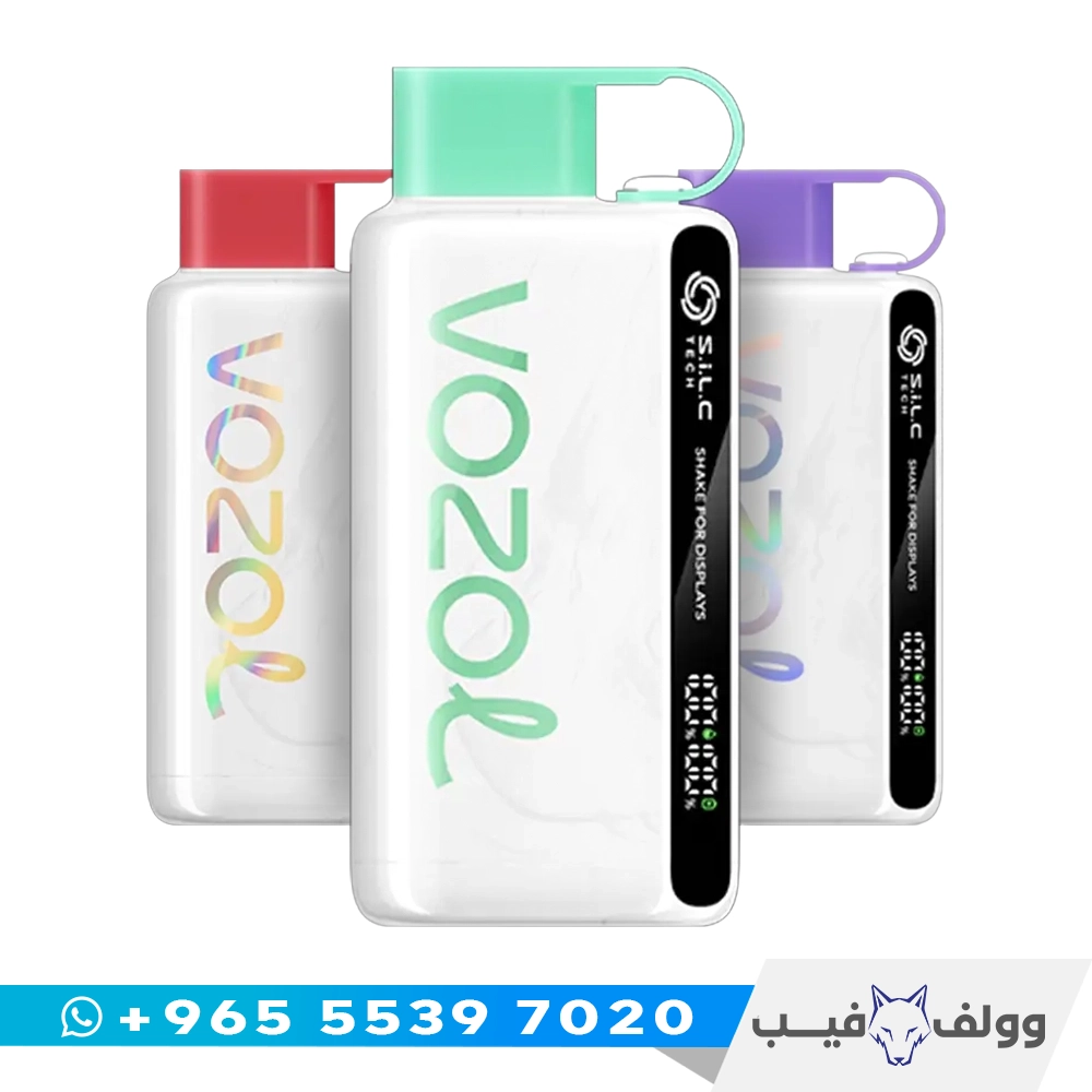 سحبة فوزول ستار 12000 بتصميم رخامي وشاشة ذكية من وولف فيب الكويت – Vozol Star 12000 disposable vape