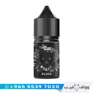 نكهة بلاك بانثر سولت توباكو فانيليا الكويت Black Panther Salt nic 30mg 50mg شيشة الكترونية توباكو كريمي.