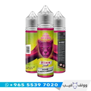 نكهة فيب بانثر بينك سور 60 مل الكويت Dr Vapes Pink Panther Sour Blackcurrant vape juice شيشة الكترونية كشمش حامض.