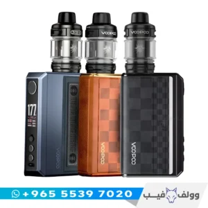 جهاز فوبو دراق 5 الكويت VOOPOO Drag 5 Kit 177W Uforce-X Tank PnP X Coils شيشة الكترونية دراج 5.