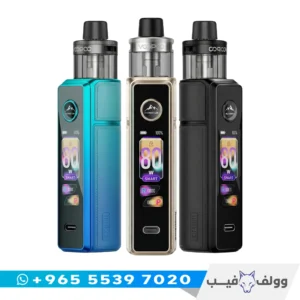جهاز فوبو دراق اكس 3 الكويت VOOPOO Drag X3 80W Kit PnP X شيشة الكترونية دراج اكس 3 بطارية 21700.
