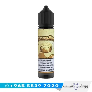 نكهة فيب سينا فن 60 مل الكويت Cinna Fun Cinnamon Roll vape juice شيشة الكترونية سينابون وقرفة.
