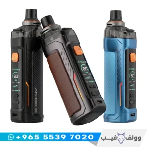 جهاز فيبرسو ارمور GS الكويت Vaporesso Armour GS Kit 80W GTX Coils شيشة الكترونية ارمور جي اس.