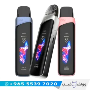 جهاز كاليبرن G4 برو الكويت Uwell Caliburn G4 Pro Touch Screen 1800mAh 35W سحبة زقارة كاليبرن جي 4 برو.