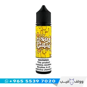 نكهة فيب كوكيز اند كاسترد 60 مل الكويت Cookies & Custard vape juice dessert flavor شيشة الكترونية كوكيز وكريمة.