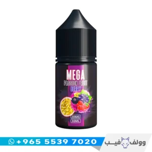 نكهة ميجا باشن فروت بيري سولت الكويت Mega Passion Fruit Berry Salt nic 30mg 50mg شيشة الكترونية باشن وتوت.