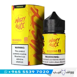 نكهة فيب ناستي مانجو كوشمان 60 مل الكويت Nasty Juice Cushman Mango Freebase vape juice شيشة الكترونية مانجو بارد.