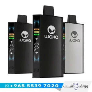 سحبة واكا 20000 سحبة الكويت WAKA SoPro 20K Disposable Vape 18mg 3 Power Modes شاشة ذكية نكهة صافية.