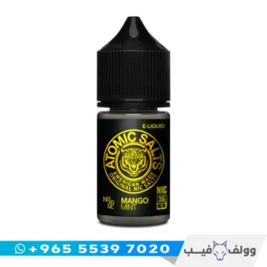 نكهة اتوميك مانجو منت سولت الكويت متجر وولف فيب Atomic.