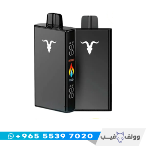 جهازا إجنايت V250 سحبة جاهزة بجسم أسود لامع وشريط عرض جانبي لمستوى النكهة والبطارية