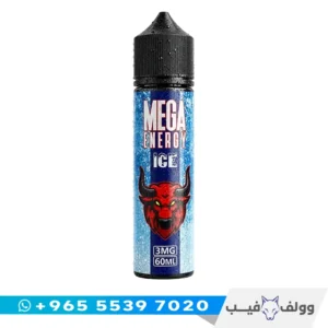 قنينة نكهة ميجا انرجي ايس ٦٠ مل بطعم مشروب الطاقة من وولف فيب الكويت