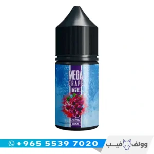 قنينة نكهة ميجا جريب ايس سولت ٣٠ مل من وولف فيب الكويت