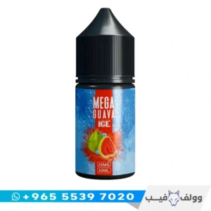 قنينة نكهة ميجا جوافة ايس سولت ٣٠ مل من وولف فيب الكويت