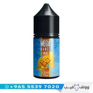 قنينة نكهة ميجا مانجو ايس سولت ٣٠ مل من وولف فيب الكويت
