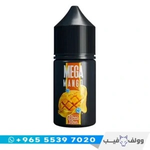 قنينة نكهة ميجا مانجو سولت ٣٠ مل من وولف فيب الكويت